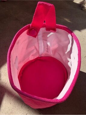 Thirty-One Pink Collapsible Fabric Storage Bin Tote